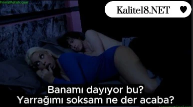 Aynı yatakta arkadan sürtmek iyi geldi