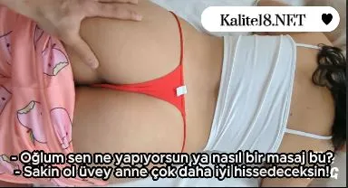 Kolombiyalı milf üvey anneye masaj yaparak sikme