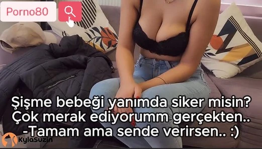 Uzun konulu Türk porno – Kargocu kızla şişme bebek fantezisi